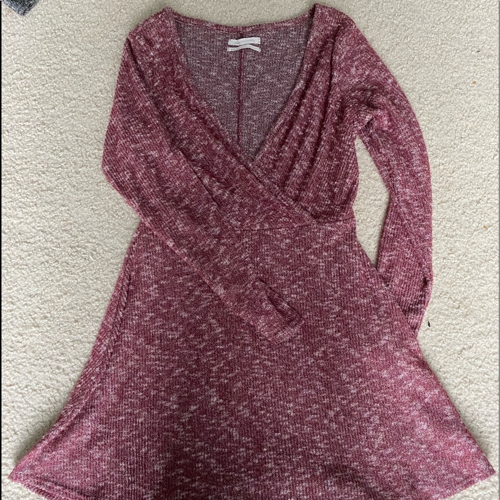Urban Outfitters Long Sleeve Red Dress Size M